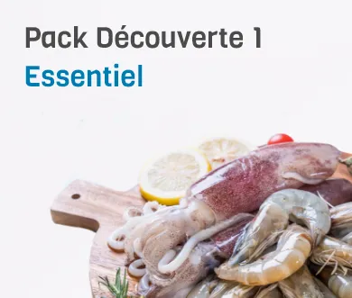Pack Découverte – Essentiel | Fruits de mer surgelés BNF
