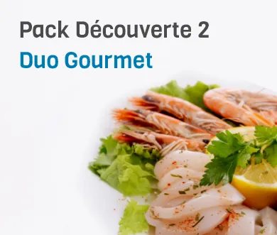 Pack Découverte – Duo Gourmet | Fruits de mer surgelés BNF