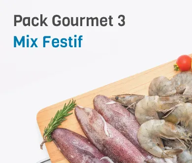Pack Gourmet – Mix Festif | Fruits de mer surgelés BNF