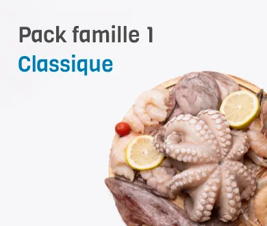 Pack Famille – Classique | Fruits de mer surgelés BNF