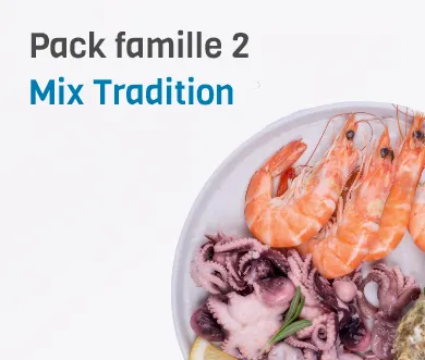 Pack Famille – Mix Tradition | Fruits de mer surgelés BNF