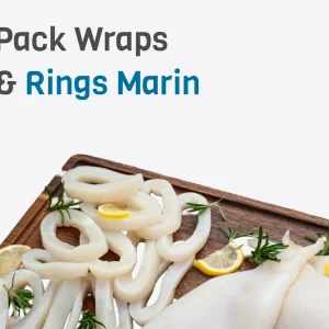 Pack Wraps & Rings Marin | Fruits de mer congelés BNF